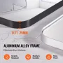 Wall Mounted Makeup Mirror, 0.15" Thick, 30" x 55" Mirror with Aluminium Alloy Frame & Explosion-Proof Film, Scratch-Resistant M