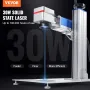Fiberlasermærkningsmaskine 30Wâ Lightburn kompatibel