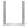Outdoor Finishing Frame, 12.2 x 18 Inch Frame Finishing, Stainless Steel Outdoor BBQ Frame for Double Side Burner, Grill Finishi