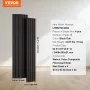 Trælameller akustiske paneler 7,9 x 94,5 tommer til moderne