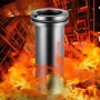 High Purity Graphite Crucible, 3 kg Graphite Furnace, Double Ring Graphite Crucible for Melting Metal Gold Silver Copper Aluminu