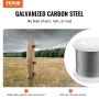 Wire Rope, 1/4" 250 ft Zinc Galvanized Carbon Steel Cable with Gloves, 7000 lbs Breaking Strength, 7 x 19 Strands Construction M