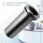 High Purity Graphite Crucible, 3 kg Graphite Furnace, Double Ring Graphite Crucible for Melting Metal Gold Silver Copper Aluminu