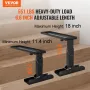 Ladder Levler, 29.8 L x 11.4-18 in H Support Surface, Steel Ladder Leveling Tool, Folding Pitch Hopper, Stair Ladder Stabilizer 