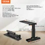Ladder Levler, 29.8 L x 11.4-18 in H Support Surface, Steel Ladder Leveling Tool, Folding Pitch Hopper, Stair Ladder Stabilizer 
