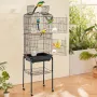 Stor fuglebur 62 i rullende metal parakeet bur til cockatiels