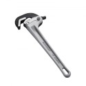 Aluminum Straight Pipe Wrench 14 in Automatic Jaw Adjustment 60CRV Jaw