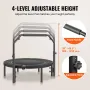40 "Foldbar mini -fitness -trampolin Voksne udøvelse af