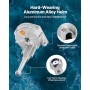 Outboard Steering System 16\' Outboard Steering Kit 16 Feet Boat Steering Cable with 13" Wheel Durable Marine Steering System"