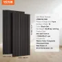 Trælatakustiske paneler 23,6 x 47,2 tommer til moderne