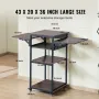 Heat Press -tabel med opladningsstation 4 Tier Movable Heat