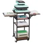 Heat Press -tabel med opladningsstation 4 Tier Movable Heat