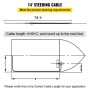 Outboard Boat Steering With 14' Steering Cable Marine Steering System 3/4'' Shaft