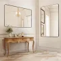 Wall Mounted Makeup Mirror, 0.15" Thick, 36" x 48" Mirror with Aluminium Alloy Frame & Explosion-Proof Film, Scratch-Resistant M