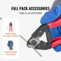 Wire Rope Kit, 1/8" 1000 ft 316 Stainless Steel Cable with Cutter and Gloves, 1600 lbs Breaking Strength, 7x7 Strands Constructi