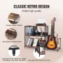 Record Player Stand 3-Tier Metal Turntable Stand With Guitar