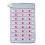 Far Infrared Heating Pad, Amethyst Heating Pad with Jade & Tourmaline Stones, 660nm Photon Light & Negative Ions, 103-159℉ Hot G