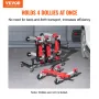 Bil Dolly Rack Hydraulic Trolley Jack Stand Organizer 4-Dolly