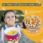 Popcorn Popper Machine bordplade Popcorn Maker 300W 2.5 oz rød