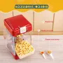 Popcorn Popper Machine bordplade Popcorn Maker 300W 2.5 oz rød