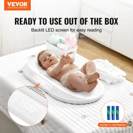 Baby skala Smart Bluetooth Infant Digital Scale med målebånd 88