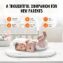 Baby Scale, Smart Bluetooth Infant Scale with Measuring Tape, Digital Toddler Scale for Weight and Height Track - with Hold & Ta