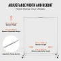 Painting Rack, 5 ft-7 ft Adjustable Height, 66 lbs Capacity Automotive Paint Rack Stand, 8 Hooks Painting Drying Rack with 4 Swi