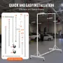 Maleri rack justerbar malingsbøjle 8 kroge auto body malemaleri