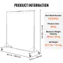 Painting Rack, 5 ft-7 ft Adjustable Height, 66 lbs Capacity Automotive Paint Rack Stand, 8 Hooks Painting Drying Rack with 4 Swi