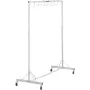 Painting Rack, 5 ft-7 ft Adjustable Height, 66 lbs Capacity Automotive Paint Rack Stand, 8 Hooks Painting Drying Rack with 4 Swi