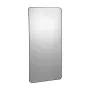 Wall Mounted Makeup Mirror, 0.15" Thick, 28" x 60" Mirror with Aluminium Alloy Frame & Explosion-Proof Film, Scratch-Resistant M