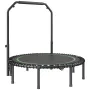 Foldable Mini Trampoline, 51 Inch Fitness Rebounder, Max Load 450lbs Exercise Trampoline, Stable & Quiet Trampoline with 4 Level