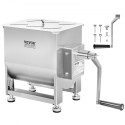 30 Pound Manual Meat Mixer Sausage Hand Mixer Machine Stainless Steel