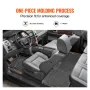 Automotive Floor Mats, Fits for Ford F250 F350 F450 F550 2017-2024 2025 Super Duty Crew Cab Bucket Seat with Under Seat Storage,
