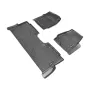 Automotive Floor Mats, Fits for Ford F250 F350 F450 F550 2017-2024 2025 Super Duty Crew Cab Bucket Seat with Under Seat Storage,