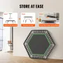 Mini Trampoline, 54.5 Inch Fitness Rebounder, Max Load 450 lbs Exercise Trampoline, Stable & Quiet Small Trampoline with 3 Level