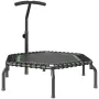 Mini Trampoline, 54.5 Inch Fitness Rebounder, Max Load 450 lbs Exercise Trampoline, Stable & Quiet Small Trampoline with 3 Level