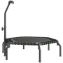 Mini Trampoline, 54.5 Inch Fitness Rebounder, Max Load 450 lbs Exercise Trampoline, Stable & Quiet Small Trampoline with 3 Level