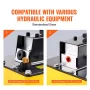 Lufthydraulisk pumpemaskine Pumpe 10.000psi luft over