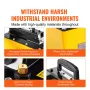 689 bar(10,000PSI) Air Hydraulic Pump, 2.3 L(0.61 Gal) Reservoir, NPT 9.5mm(3/8 In) Oil Outlet, NPT 6.4mm(1/4 In) Inlet, Plastic