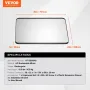 Wall Mounted Makeup Mirror, 0.15" Thick, 22" x 30" Mirror with Aluminium Alloy Frame & Explosion-Proof Film, Scratch-Resistant M