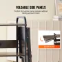 Heat Press Table with Charging Station, 3 Tier Movable Heat Press Stand, Foldable Heat Transfer Machine Stand with Wheels, Rolli