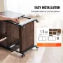 Heat Press -tabel med opladningsstation 3 Tier Movable Heat