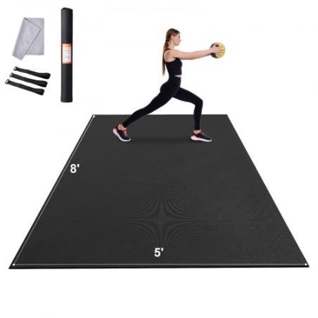 Exercise Mat Non Slip Yoga Mat Gym Fitness Pilate Workout Mat (8x5ft)