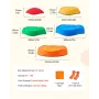 Balance Stepping Stones for Kids, 5 PCS, Up to 220 lbs, Non-Slip Toddlers Sensory Stepping Stones, Obstacle Course Coordination 