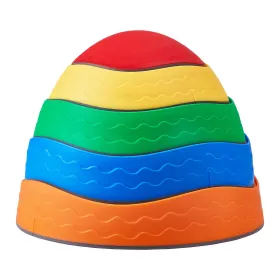 Soccer Rebound Trainer, 8x6FT Iron Soccer Training Equipment, Sports Football Rebounder Wall with Double-Sided Rebounding Net &