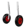 Boat Launching Wheels, 30.5 cm Boat Transom Launching Wheel, 226.8 kg Loading Capacity Inflatable Boat Launch Wheels, Aluminium 