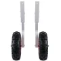 Boat Launching Wheels, 30.5 cm Boat Transom Launching Wheel, 226.8 kg Loading Capacity Inflatable Boat Launch Wheels, Aluminium 
