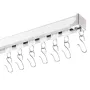 Ceiling Curtain Track Set, 8.9 FT/2.7 Meter, Sliding Ceiling Track System for Curtains, Room Divider Curtain Track Ceiling/Wall 