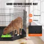Hund Playpen 8 paneler sammenfoldelig metal hundeøvelse pen med
